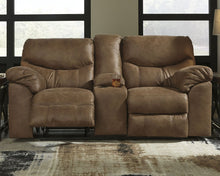 Load image into Gallery viewer, Boxberg Reclining Loveseat with Console image