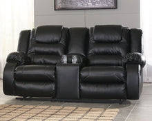 Load image into Gallery viewer, Vacherie Reclining Loveseat with Console image