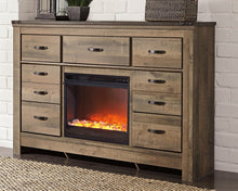Load image into Gallery viewer, Trinell Dresser with Electric Fireplace