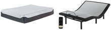 Load image into Gallery viewer, 12 Inch Chime Elite Queen Adjustable Base with Mattress