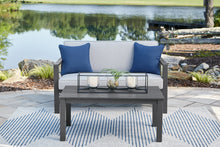 Load image into Gallery viewer, Fynnegan Outdoor Loveseat with Table (Set of 2)