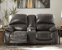 Load image into Gallery viewer, Hallstrung Power Reclining Loveseat with Console image