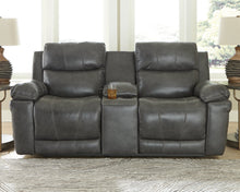 Load image into Gallery viewer, Edmar Power Reclining Loveseat with Console