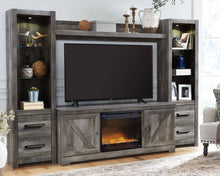 Load image into Gallery viewer, Wynnlow 4-Piece Entertainment Center with Electric Fireplace image