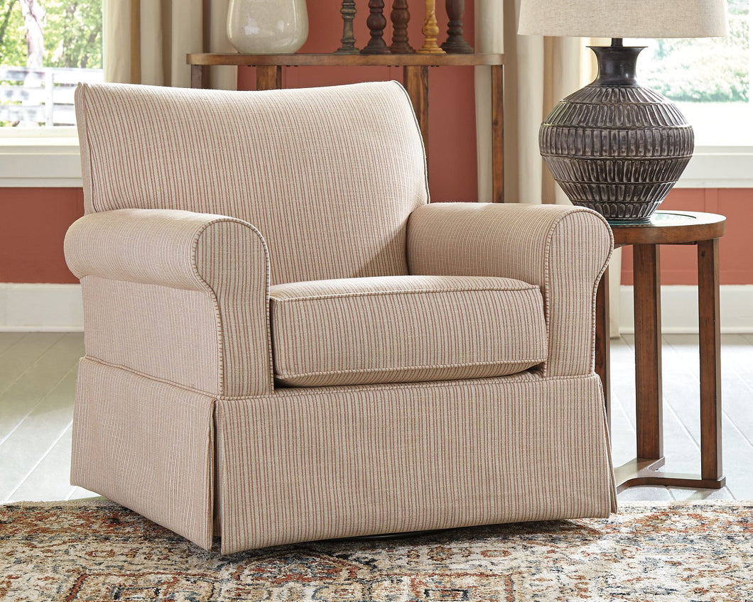 Almanza Swivel Glider Accent Chair image