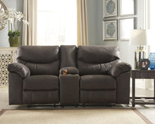 Load image into Gallery viewer, Boxberg Reclining Loveseat with Console

