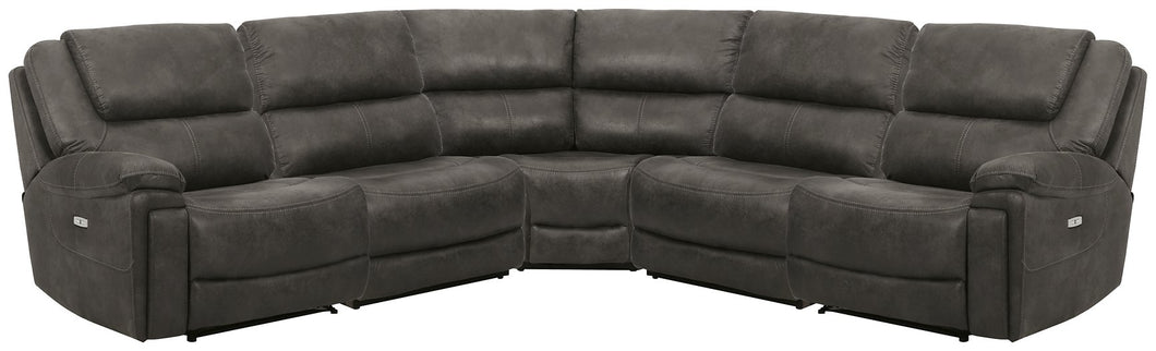 Wyerville 5-Piece Power Reclining Sectional image