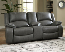 Load image into Gallery viewer, Calderwell Power Reclining Loveseat with Console
