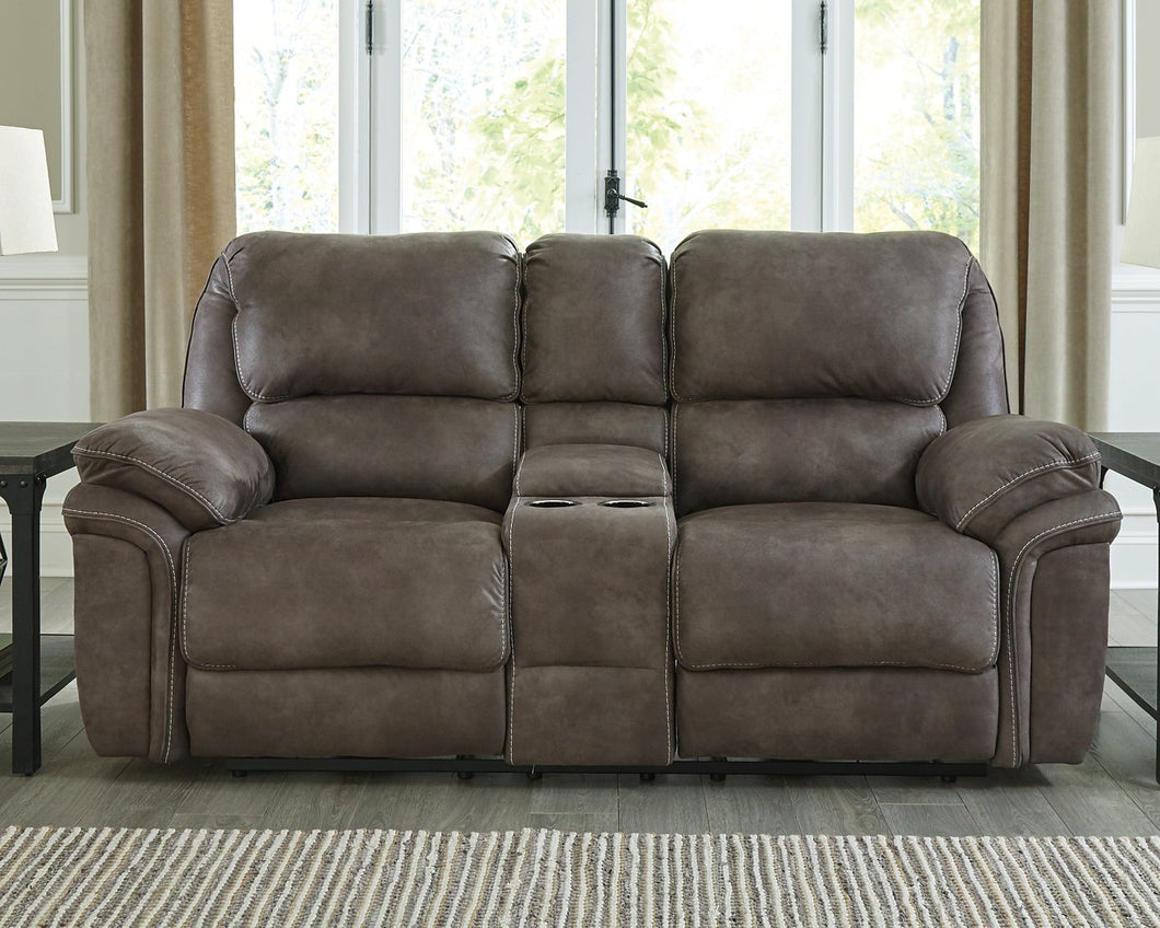 Trementon Power Reclining Loveseat with Console image