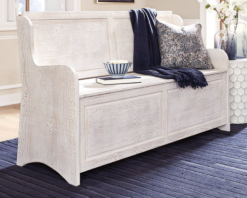 Dannerville Storage Bench image