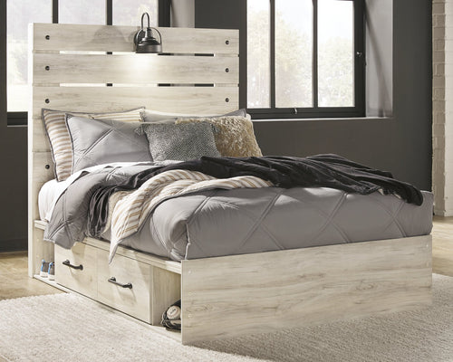 Cambeck Full Panel Bed with 4 Storage Drawers image