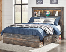 Load image into Gallery viewer, Drystan Full Bookcase Bed with 2 Storage Drawers
