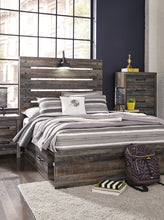 Load image into Gallery viewer, Drystan Full Panel Bed with 2 Storage Drawers
