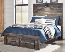 Load image into Gallery viewer, Drystan Full Panel Bed with 2 Storage Drawers image
