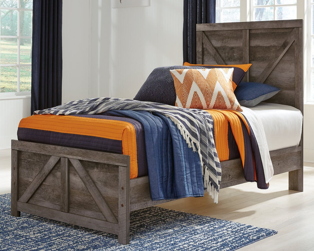 Wynnlow Twin Crossbuck Panel Bed image