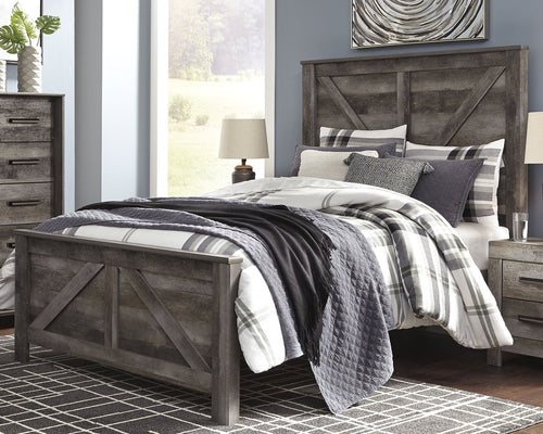 Wynnlow Queen Crossbuck Panel Bed image