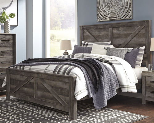 Wynnlow King Crossbuck Panel Bed image