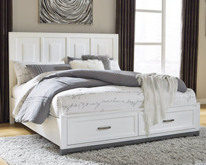 Brynburg California King Panel with 2 Storage Drawers image