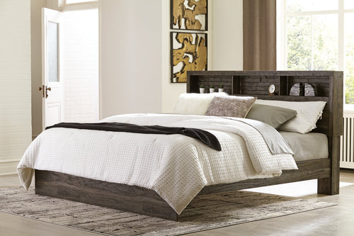 Vay Bay King Bookcase Panel Bed image