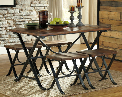 Freimore Dining Table and Stools (Set of 5) image