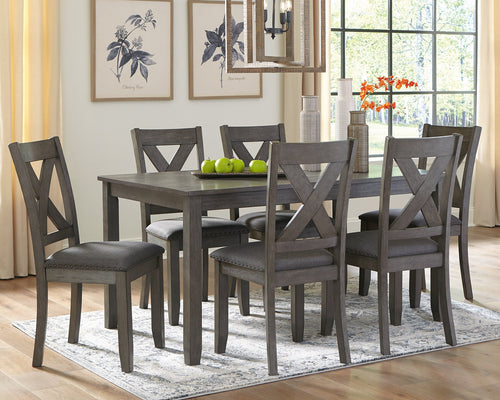 Caitbrook Dining Table and Chairs (Set of 7) image
