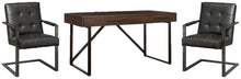 Load image into Gallery viewer, Starmore Home Office Desk with 2 Chairs image
