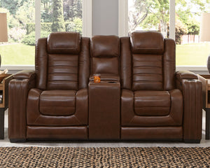 Backtrack Power Reclining Loveseat with Console image