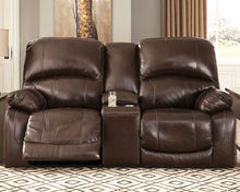 Load image into Gallery viewer, Hallstrung Power Reclining Loveseat with Console
