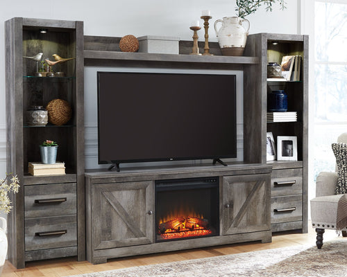 Wynnlow 4-Piece Entertainment Center with Fireplace image