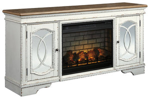Realyn 74" TV Stand with Electric Fireplace image