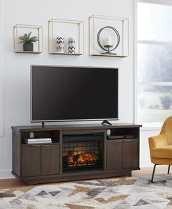 Brazburn 66 TV Stand with Electric Fireplace image